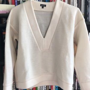 Steven Alan cream color wool sweatshirt